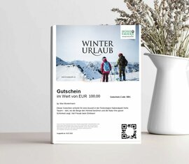 Example for a Winter holiday voucher Hohe Tauern with snowy landscape | © Hohe Tauern National Park Region 